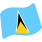 St. Lucia emoji on Google